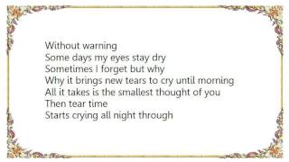 K.T. Oslin - Tear Time Lyrics