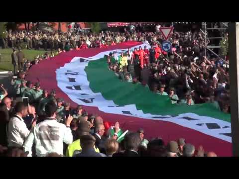 L'Aquila, Adunata Alpini 2015: una bandiera lunga 99 metri