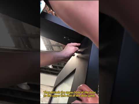 Installation Instructions of Iron Pivot Door