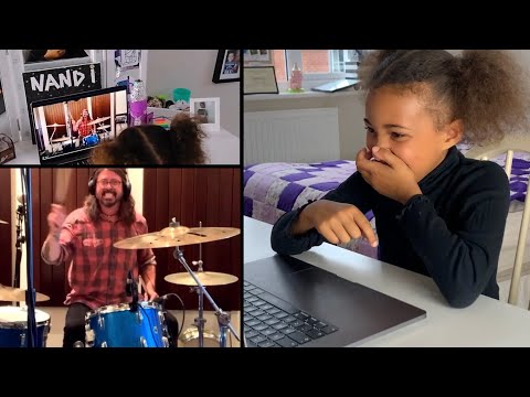 Challenge Accepted! Nandi Bushell reacts to Dave Grohl accepting her drum battle request!