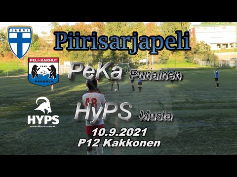 Piirisarja P12 PeKa Punainen - HyPS Musta 10.9.2021