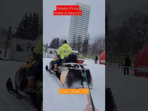 Kids Snow Park Naeba Prince Hotel! Snow Train ride! It was sooo fun!