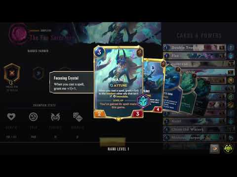 Legends of Runeterra- The Path of Champions- Nami & Fizz with Focusing Crystal
