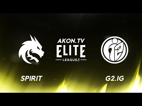 Dota2  [RU] Team Spirit vs G2.IG [bo2] Elite League 2024