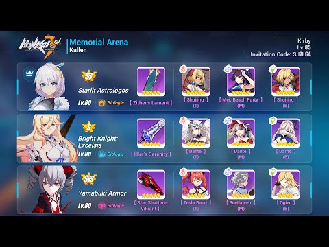 Honkai Impact 3: Memorial Arena EX Kallen (30773 Score)