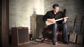 Blind Pilgrim Collection 4-string Cigar Box Guitar - Keep Your Lamp Trimmed and Burning