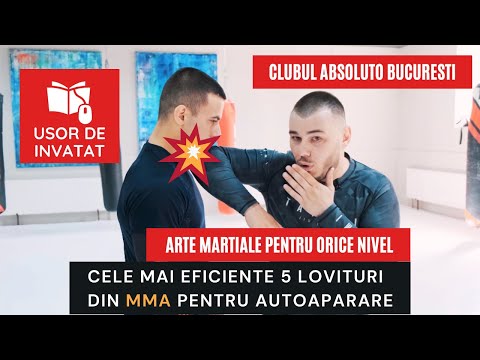 Cele mai eficiente 5 lovituri din MMA pentru autoaparare!