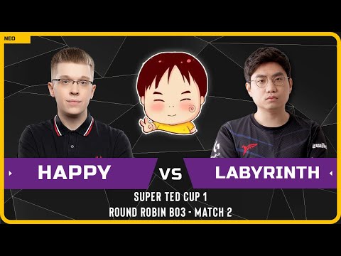 WC3 - [UD] Happy vs LabyRinth [UD] - Match 2 - Super Ted Cup 1