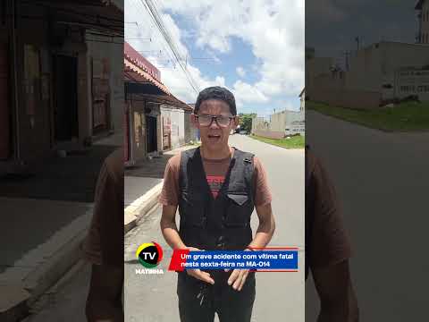 um grave acidente deixa uma vítima fatal, e outra gravimente ferida na MA-014 na baixada Maranhense!
