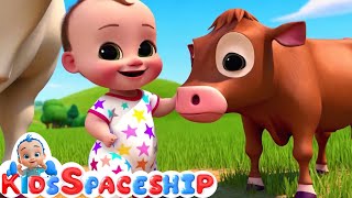 Old MacDonald Had a Farm - Baby Animals | Kids Spaceship | Nursery Rhymes & Poem Song