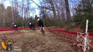 preview picture of video 'Ice Weasels Cometh 2014 - Beginner Men Lap 1 (Cumberland RI, 12/13/2014)'