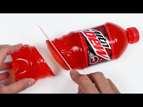 How to Make a Mountain Dew CODE RED Gummy Bottle! Video