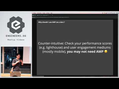 Augmenting my own site with Accelerated Mobile Pages (AMP) - Junior Developers Singapore