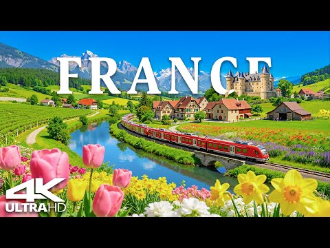 Spring in France 4K | Lavender Fields, Timeless Villages & Breathtaking Countryside Views