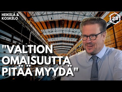 Korjausliikkeen Petri Roininen: Valtion omaisuutta pitää myydä | Heikelä & Koskelo 23minuuttia | 563