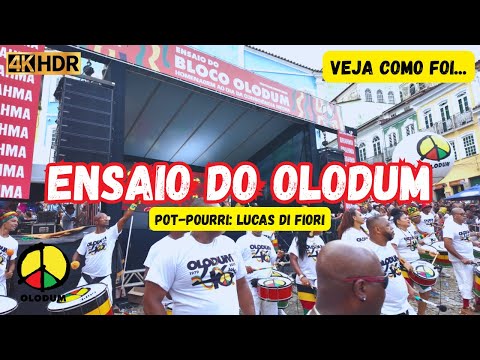 Lucas de Fiori Olodum AO VIVO 2025 em Salvador 🇧🇷 | pot-pourri no Largo do Pelourinho