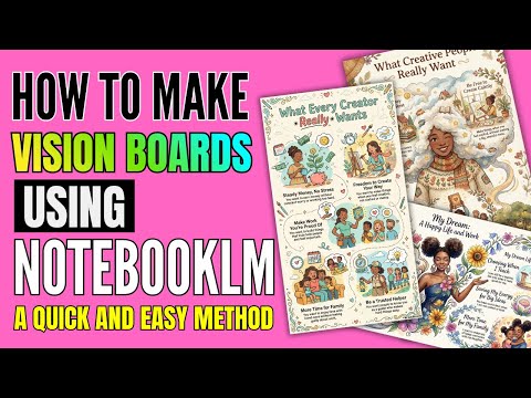 Use Notebook LM to Make an Epic Vision Board for 2026 | A Fun, Quick, and Easy Method