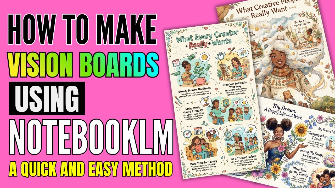Use Notebook LM to Make an Epic Vision Board for 2026 | A Fun, Quick, and Easy Method