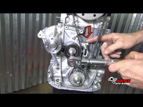 How To Rebuild A 1.3L Suzuki Samurai Engine (Part 7) Timing Belt, Valve Adjust, and Water Pump