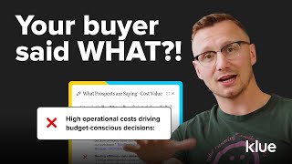 How to Automatically Get Buyer Insights on Competitors with AI (Klue Tutorial)