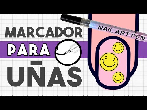 PROBANDO 💅🏼 MARCADOR PARA UÑAS 💅🏼 TEMU