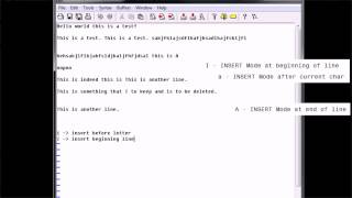 Editing With vim 03 - Advanced Insertion Modes