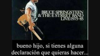 Johnny 99. Bruce Springsteen subtitulada español