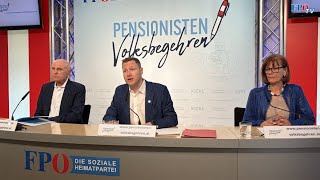 Regierung demütigt unsere Pensionisten! - „Pensionisten-Volksbegehren“ startet!