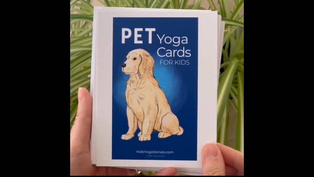 Pets Yoga Cards for Kids - Look Inside