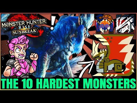The OFFICIAL 10 Hardest Monsters in All of Monster Hunter! (Discussion/Fun)