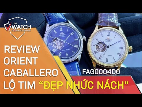 [Review] Đồng hồ Cơ Orient Caballero FAG0004D0 Lộ Tim 