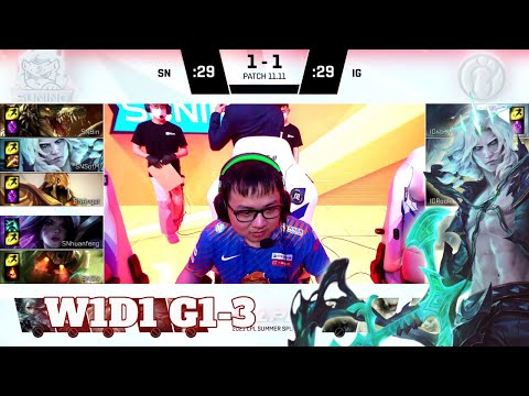 IG vs SN - Game 3 | Week 1 Day 1 LPL Summer 2021 | Invictus Gaming vs Suning G3