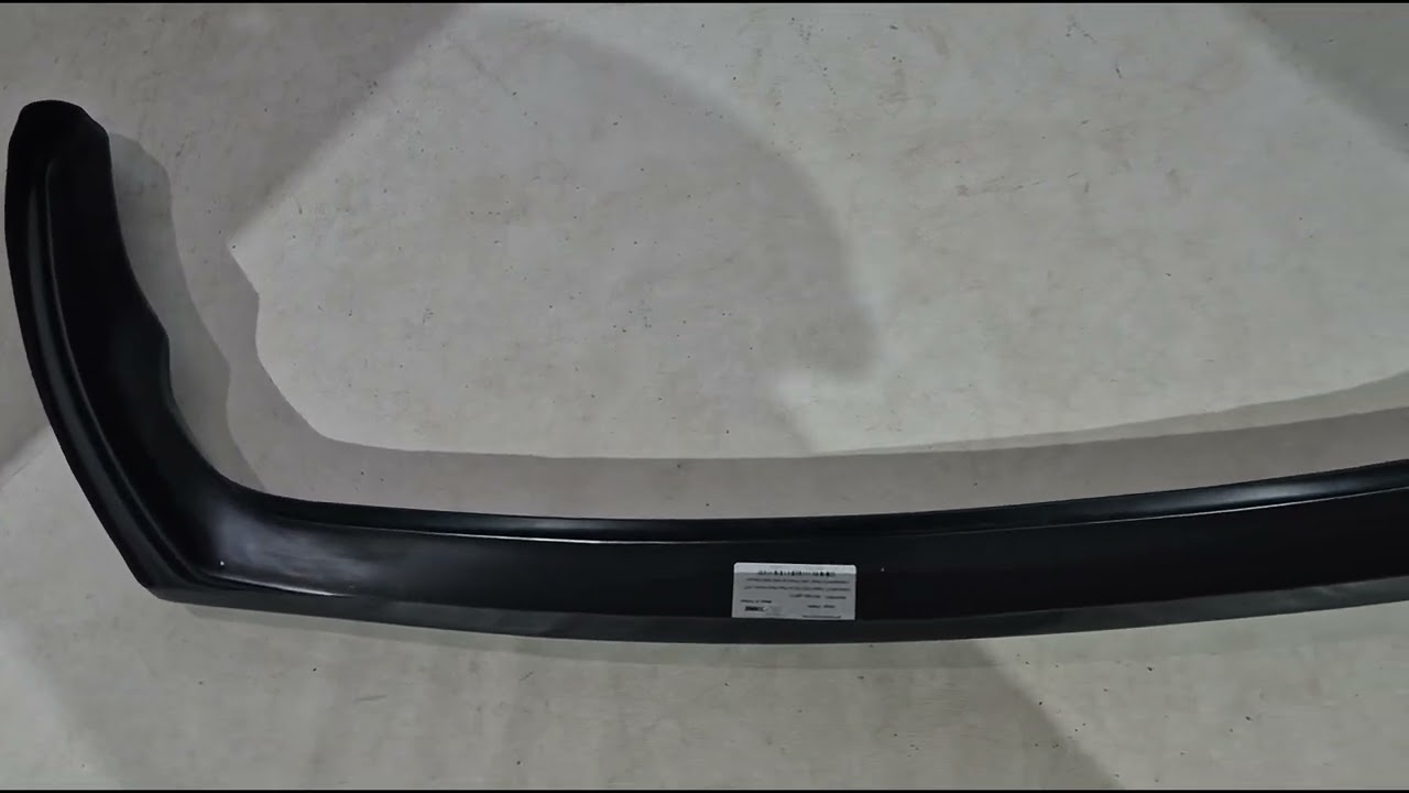Skoda Octavia III A7 2013-2019 гг. Передний лип-спойлер DPT V-2 (2017-2019 RS, Черный Глянец) Video 1