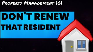 Unveiling the Downside: Why Not to Renew a Resident || Property Management 101||#propertymanagement
