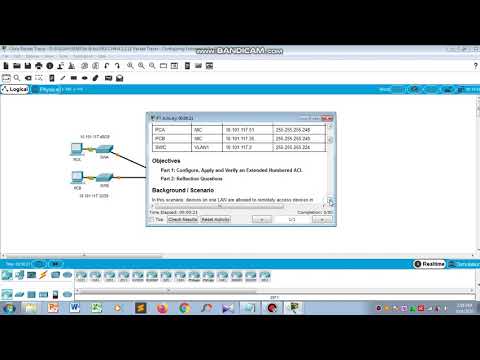 4.2.2.11 - Packet Tracer - Configuring Extended ACLs Scenario 2