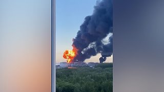 St. Petersburg: Explosion an russischem Öllager nach ukrainischem Drohnenangriff