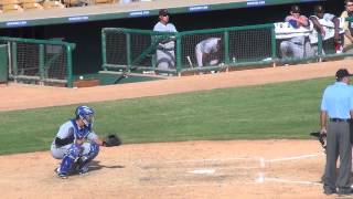 Jorge Alfaro, C, Texas Rangers (AFL Game At-Bats + Defense)