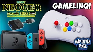 Use The Neo Geo Arcade Stick Pro On Nintendo Switch With The GameLinq Adapter!