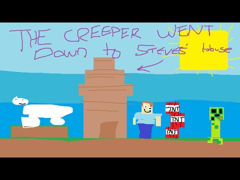 LukeWilsonTV Gaming - The Creeper Went Down To Steve's House (Minecraft parody of "The Devil Went Down To Georgia")