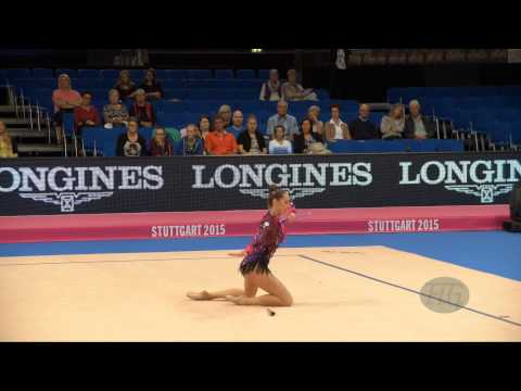 Katsiaryna HALKINA (BLR) 2015 Rhythmic Worlds Stuttgart - Qualifications Clubs
