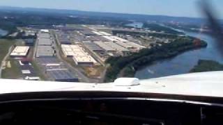 preview picture of video 'Defiant N22VL approach to Capital City Airport KCXY'