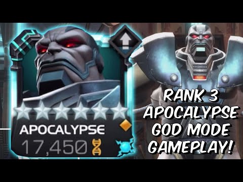 6 Star Rank 3 Apocalypse - Act 7 God Mode Gameplay - Marvel Contest of Champions