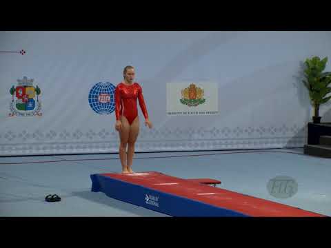 NOERBY Johanne (DEN) - 2017 Trampoline Worlds, Sofia (BUL) - Qualification Tumbling Routine 1