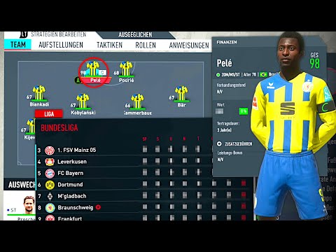 KANN 98er ICON PELÉ 3. LIGA VEREIN IN DER BUNDESLIGA RETTEN ??! 🔥👀 FIFA 20 Karrieremodus Experiment