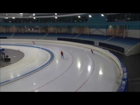 Gijs Kamp -Sanne Westra 1000m Baanwedstrijd Groep 4 Thialf 2017