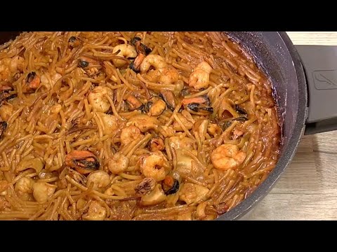 CAZUELA DE FIDEOS CON MARISCO