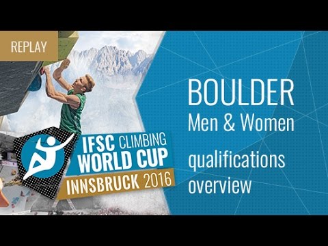 IFSC Climbing World Cup Innsbruck 2016 - Qualifications Overview