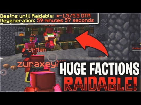 MAKING TWO HUGE FACTIONS RAIDABLE WITH ONE INVENTORY... | Minecraft HCF