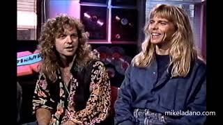 Tommy Shaw and Jack Blades of DAMN YANKEES (MuchMusic 1990)