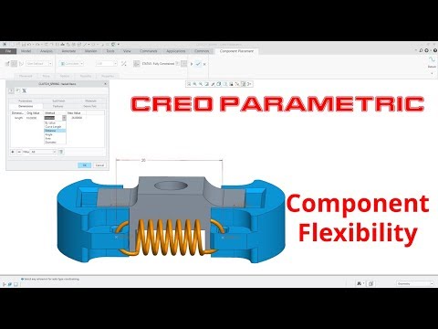 Creo Parametric - Component Flexibility | Tutorial